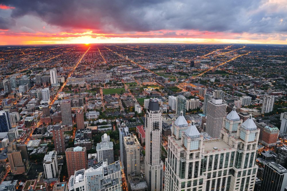 chicago sunset